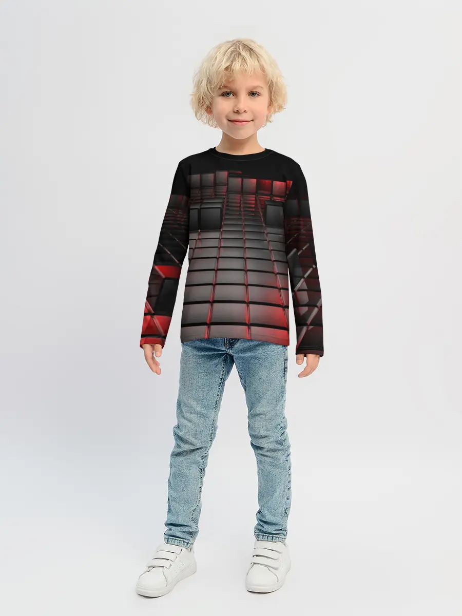 Детский лонгслив / КАРБОНОВЫЕ ПЛИТЫ