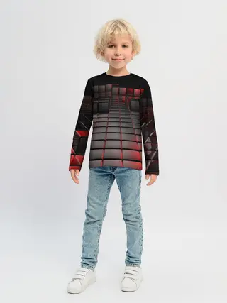 Детский лонгслив / КАРБОНОВЫЕ ПЛИТЫ