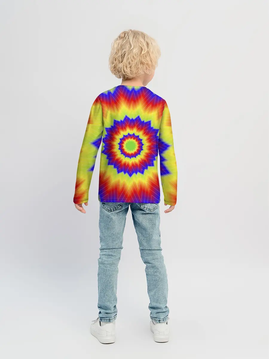 Детский лонгслив / Tie-Dye