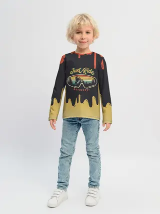 Детский лонгслив / Just Ride MOTOCROSS | МОТОКРОСС