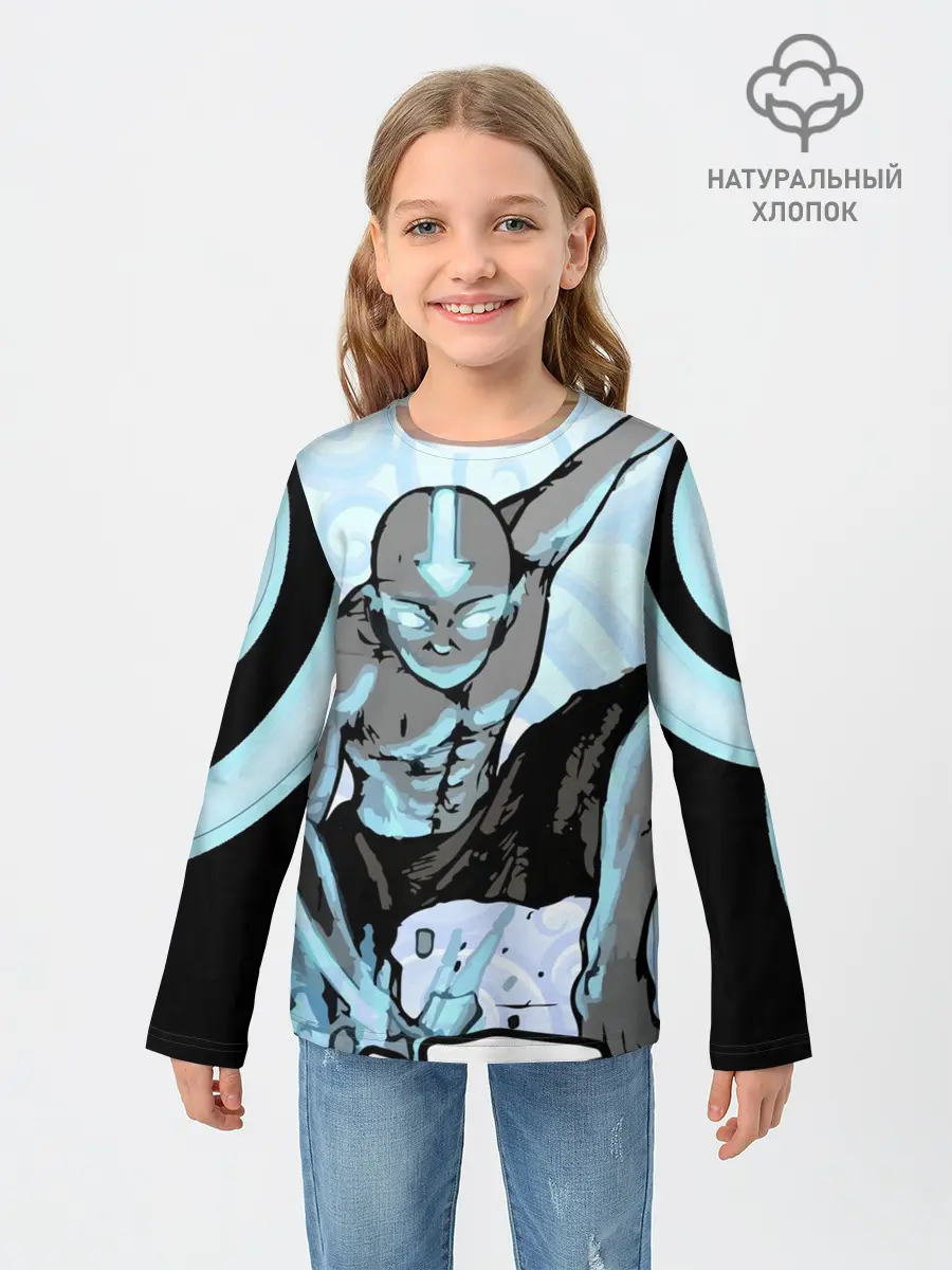 Детский лонгслив / Аватар Легенда об Аанге