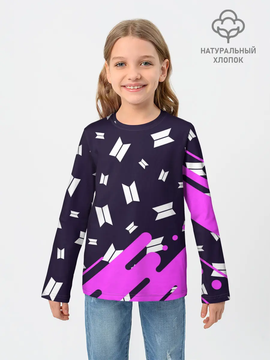 Детский лонгслив / BTS / БТС