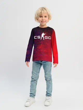Детский лонгслив / CS GO | КС ГО