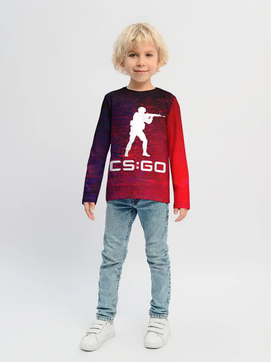 Детский лонгслив / CS GO | КС ГО