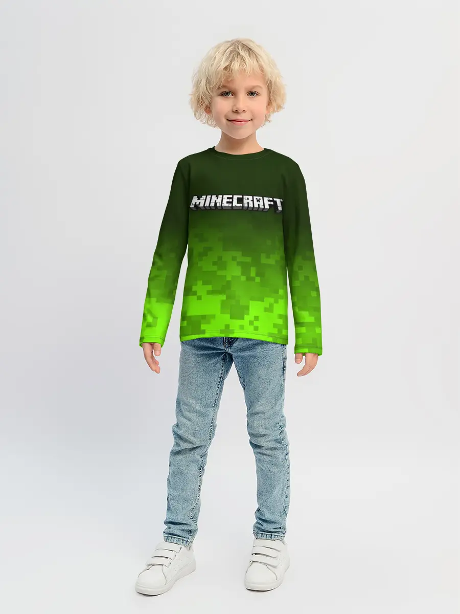 Детский лонгслив / MINECRAFT / МАЙНКРАФТ