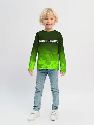 Детский лонгслив / MINECRAFT / МАЙНКРАФТ