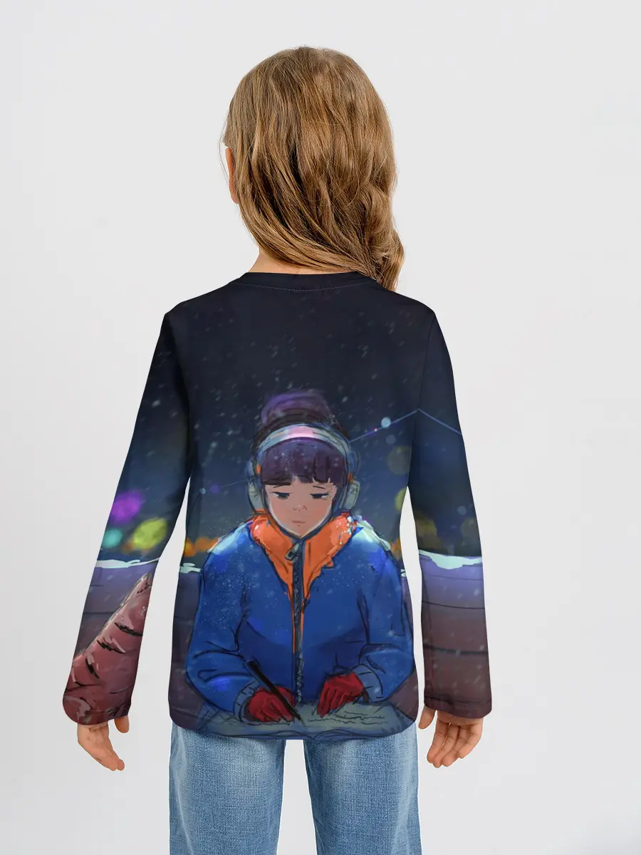 Детский лонгслив / Зима