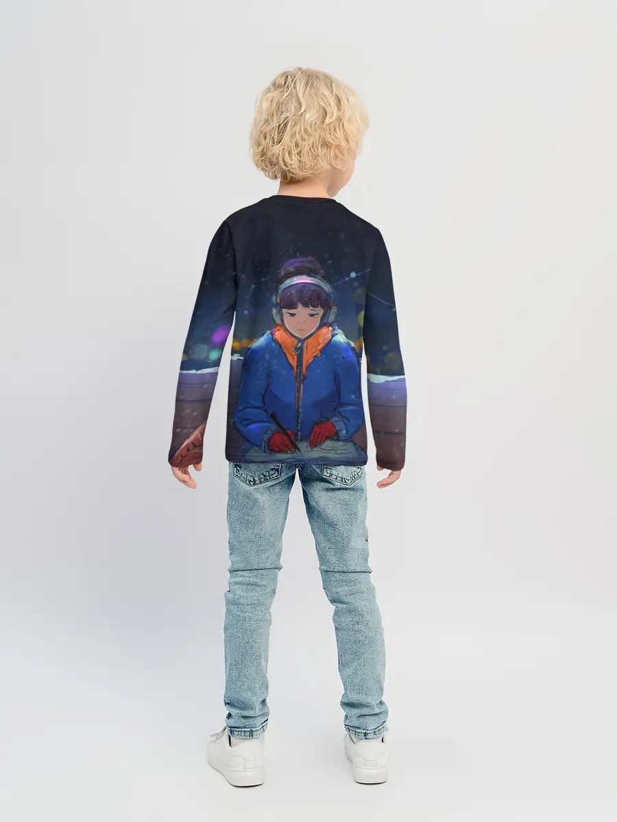 Детский лонгслив / Зима