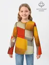 Детский лонгслив / КУБЫ 3D