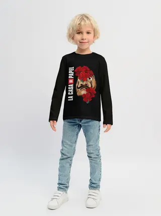 Детский лонгслив / БУМАЖНЫЙ ДОМ