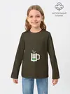 Детский лонгслив / Батарейка заряд чашка кофе