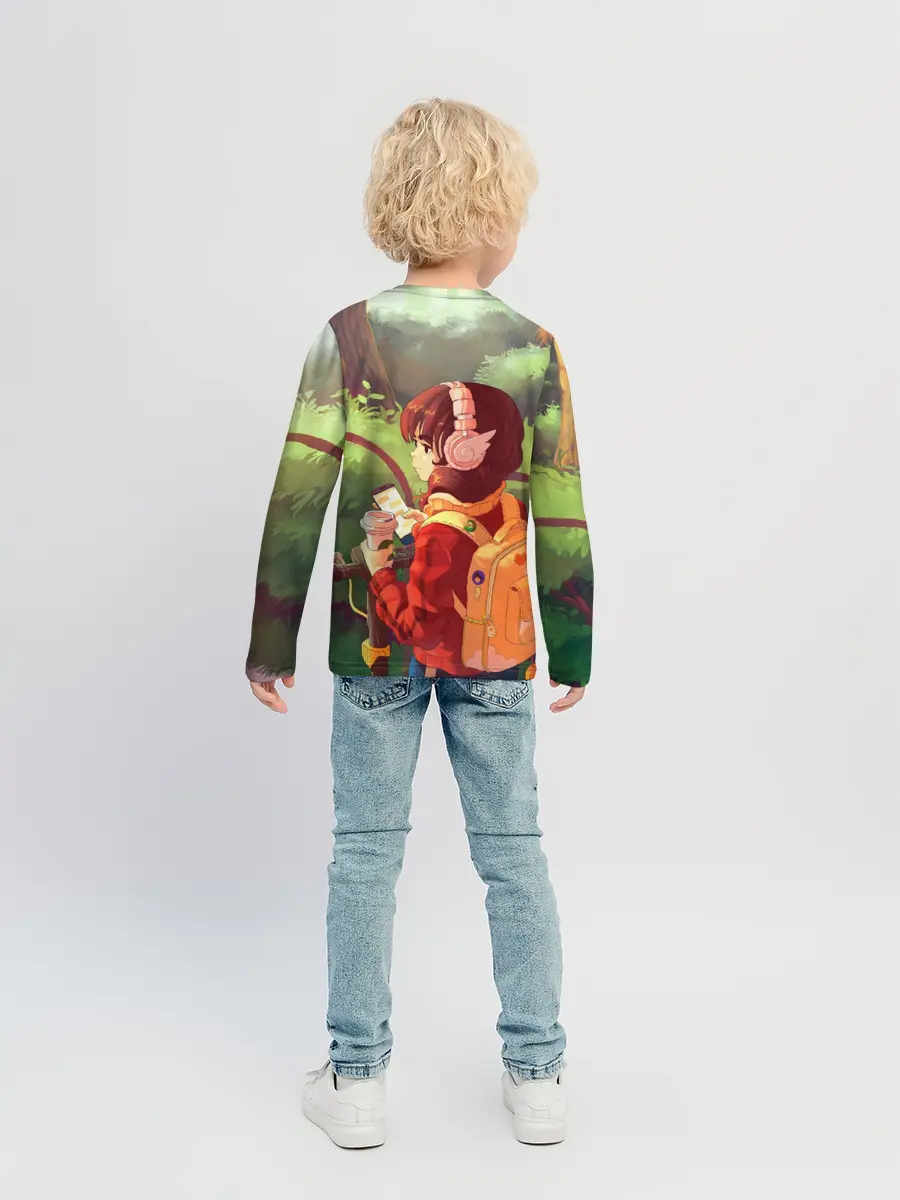 Детский лонгслив / STUDY GIRL