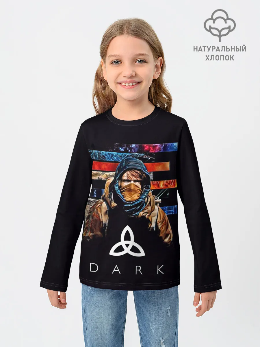 Детский лонгслив / Тьма