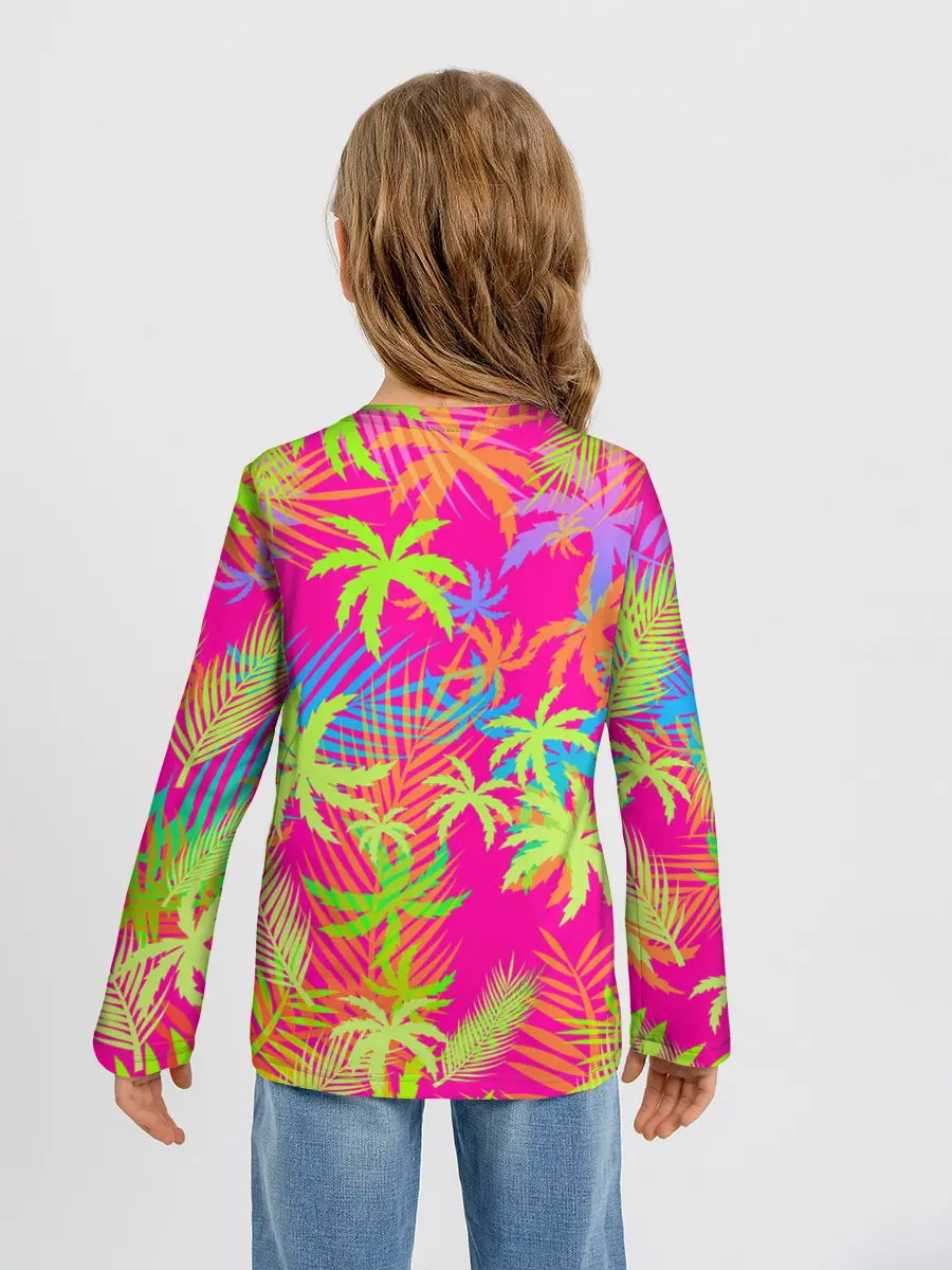 Детский лонгслив / ПАЛЬМЫ / ТРОПИКИ