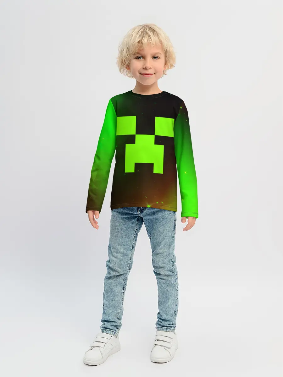 Детский лонгслив / MINECRAFT / МАЙНКРАФТ