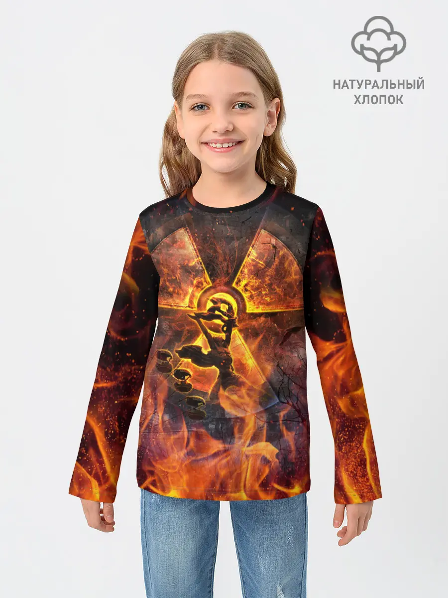 Детский лонгслив / S.T.A.L.K.E.R. 2 КОЛЕСО ОБОЗРЕНИЯ,ПРИПЯТЬ