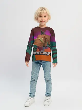 Детский лонгслив / Майнкрафт | Minecraft Hoglin