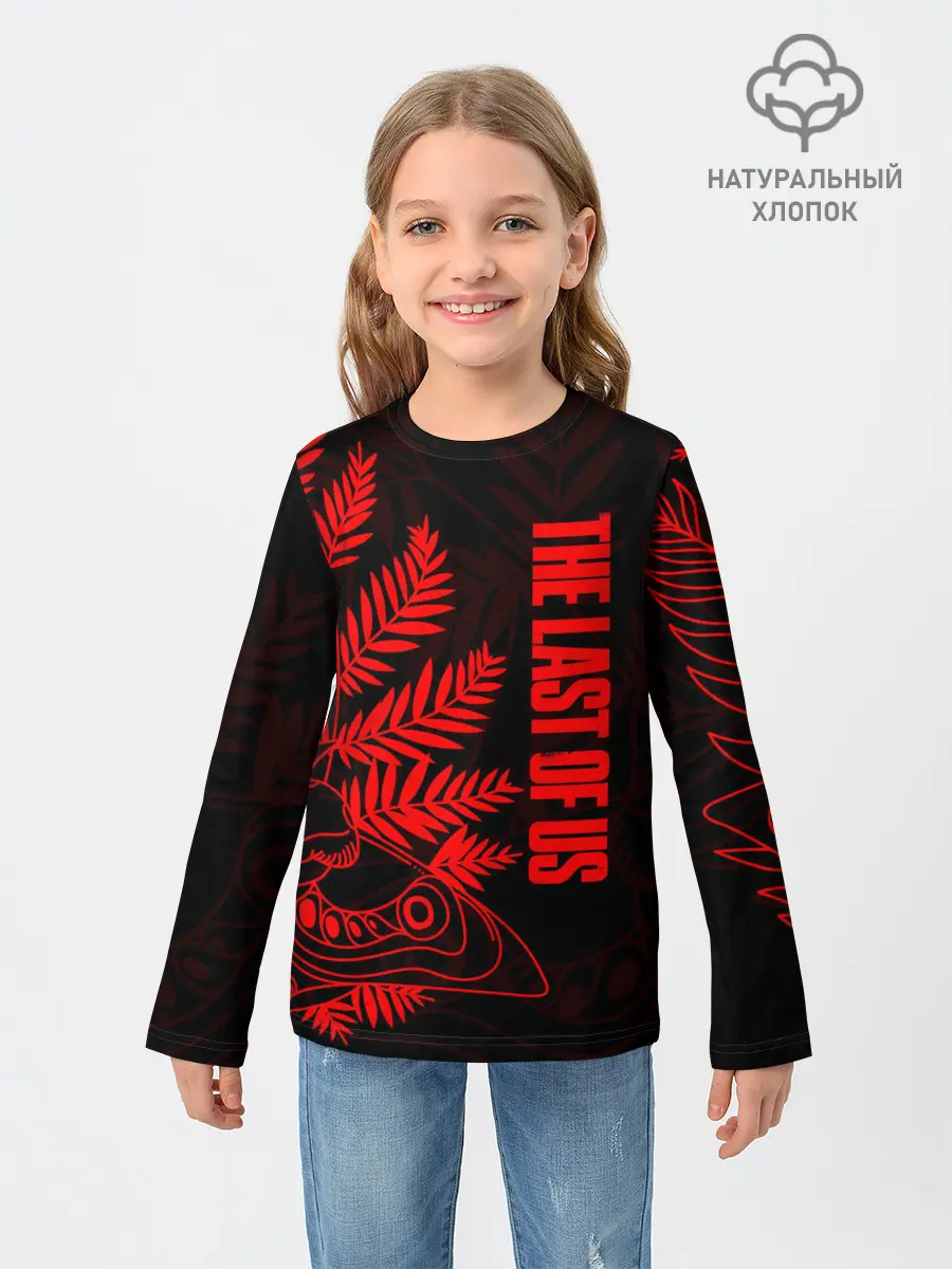 Детский лонгслив / THE LAST OF US 2 ЭЛЛИ ТАТУ