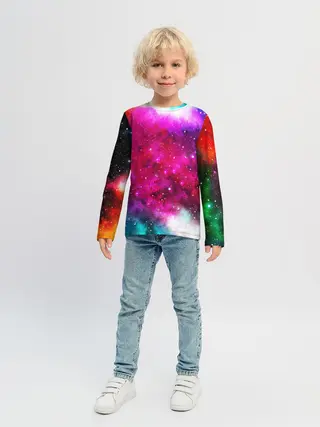 Детский лонгслив / Туманность