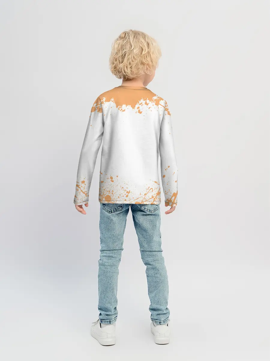 Детский лонгслив / МИЛЫЙ КОТЕНОК | CUTE KITTEN