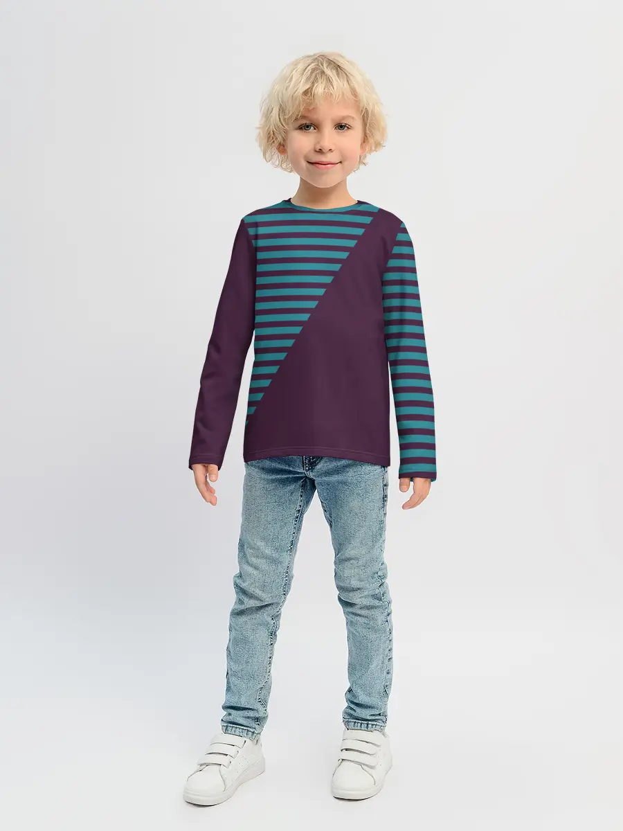 Детский лонгслив / texture