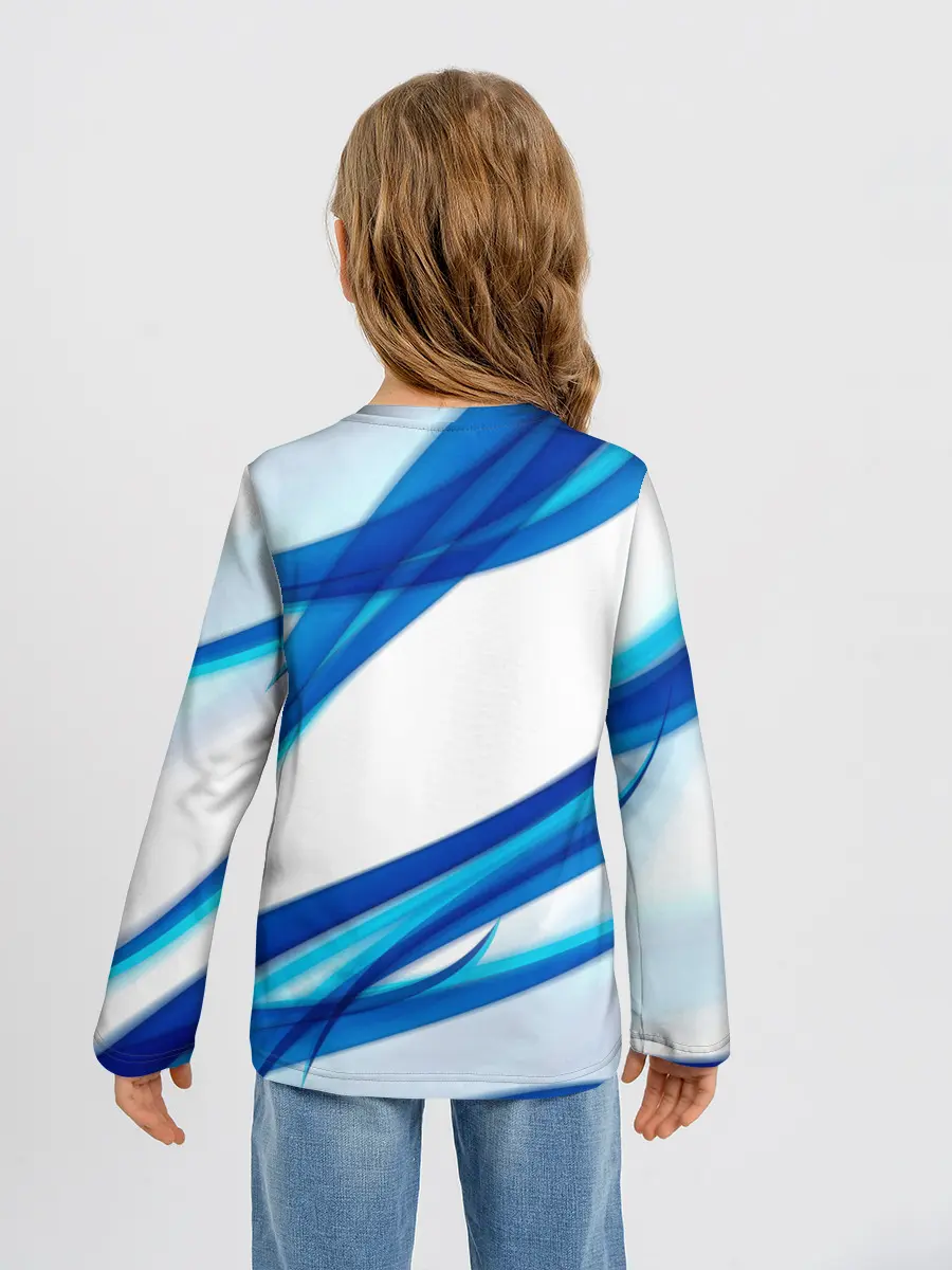 Детский лонгслив / STRIPES BLUE