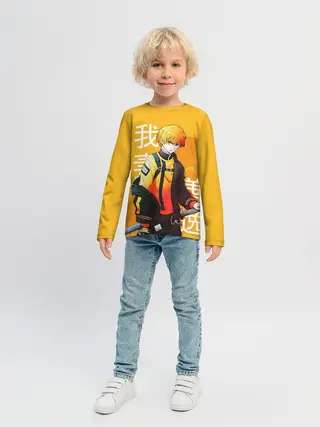 Детский лонгслив / Зеницу Агацума с клинком