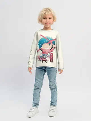 Детский лонгслив / Demon Slayer