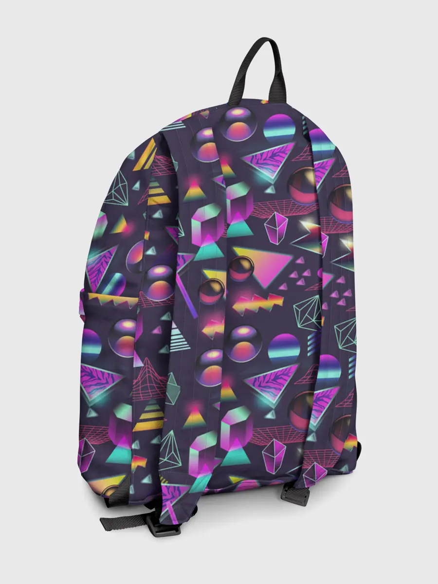 Рюкзак джинсовый / Vaporwave art