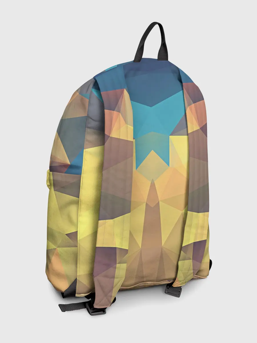 Рюкзак джинсовый / Абстрактная Геометрия