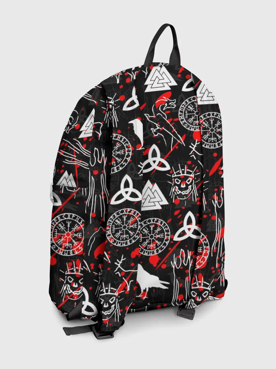 Рюкзак джинсовый / VALHEIM РУНЫ