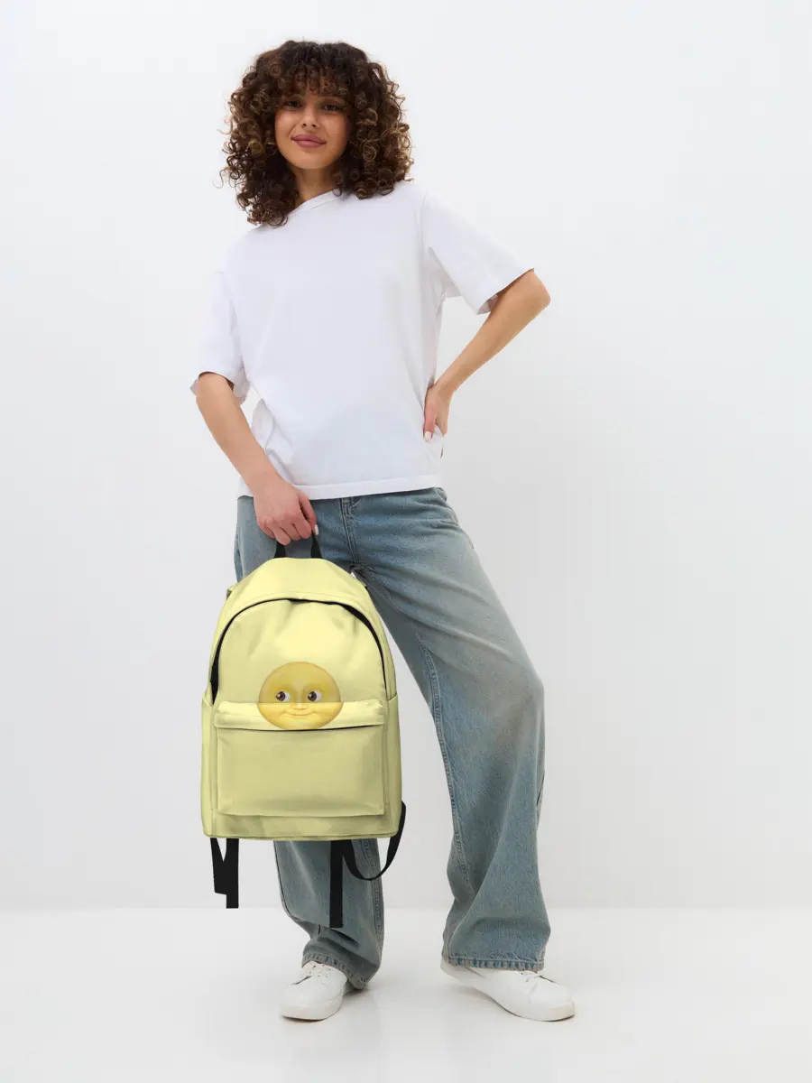 Рюкзак джинсовый / светлая луна