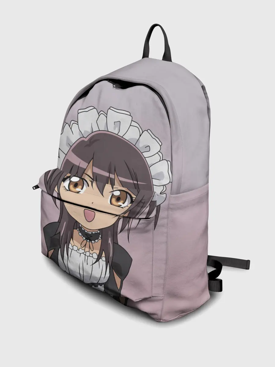 Рюкзак джинсовый / аимешная горничная