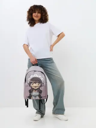 Рюкзак джинсовый / аимешная горничная