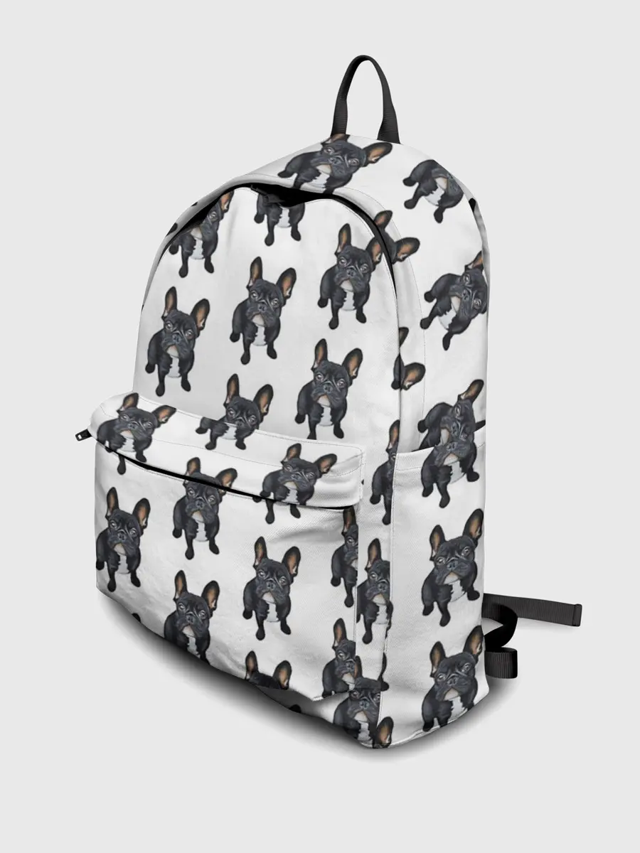 Рюкзак джинсовый / Бульдожки