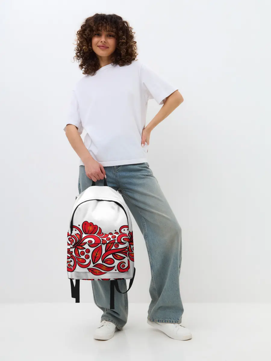 Рюкзак джинсовый / ХОХЛОМА