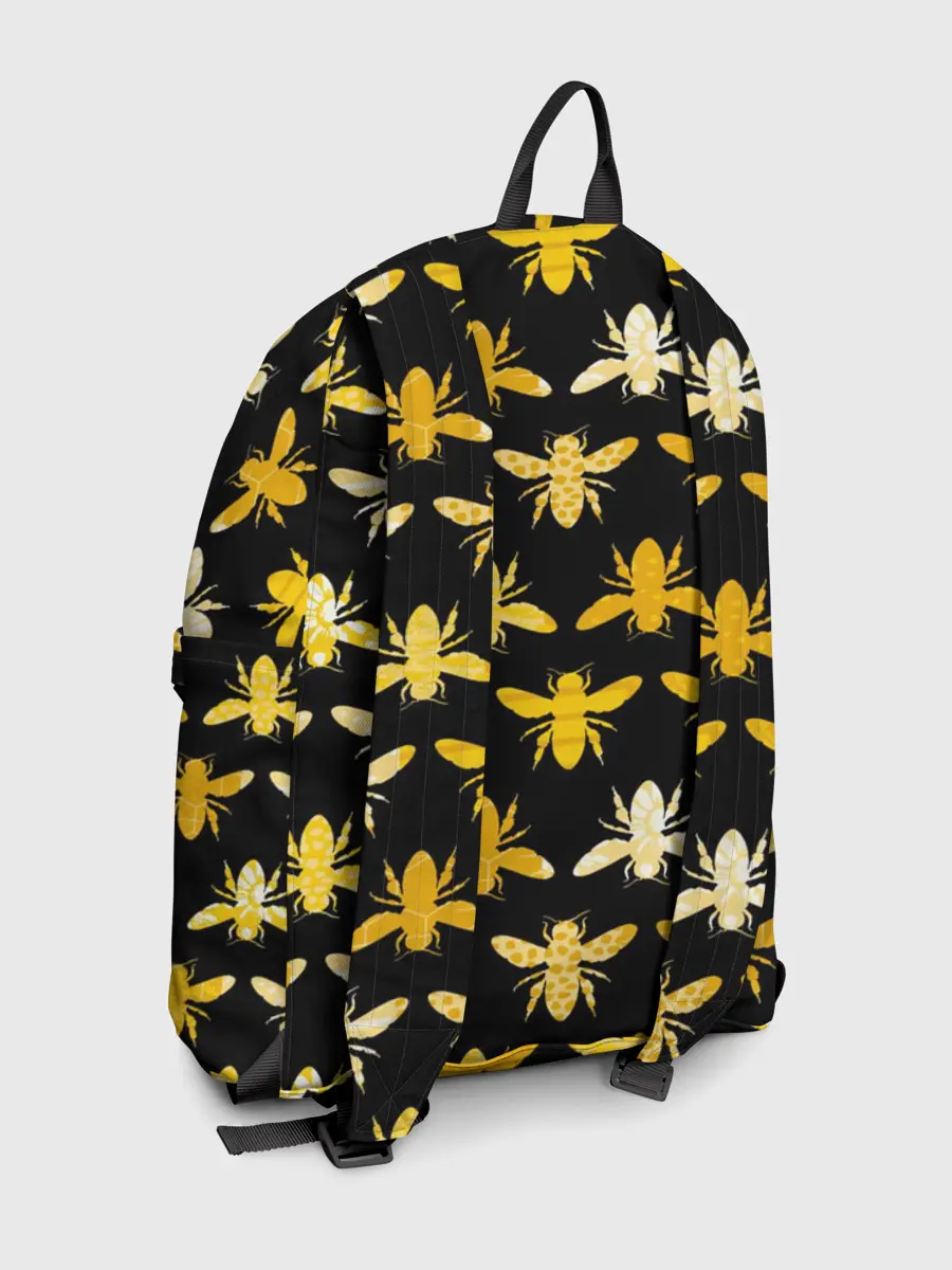 Рюкзак джинсовый / Пчелиный Паттерн