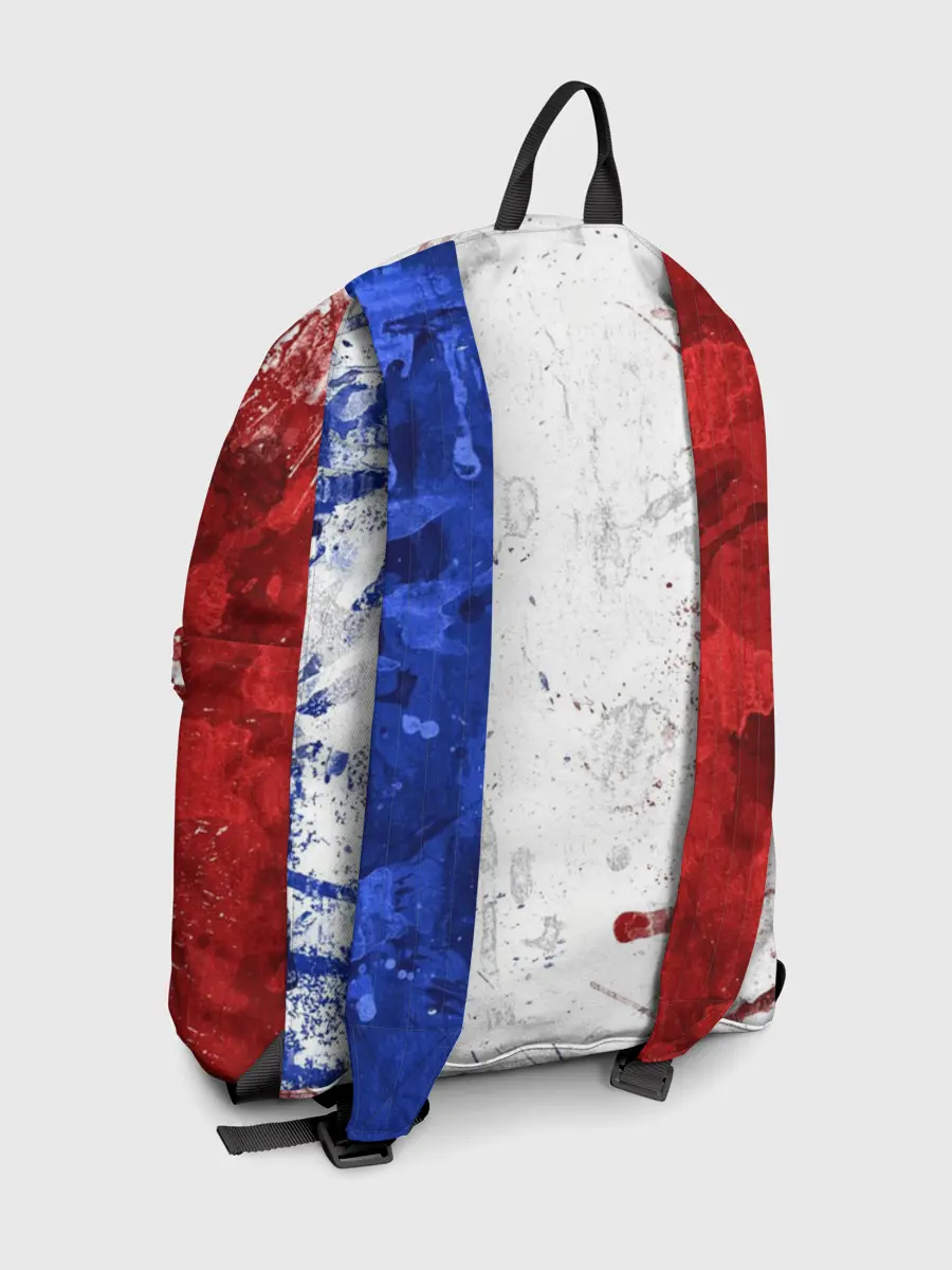 Рюкзак джинсовый / BLUE WHITE & RED