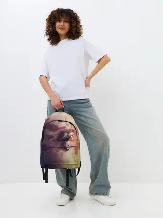 Рюкзак джинсовый / TIGER ROAR