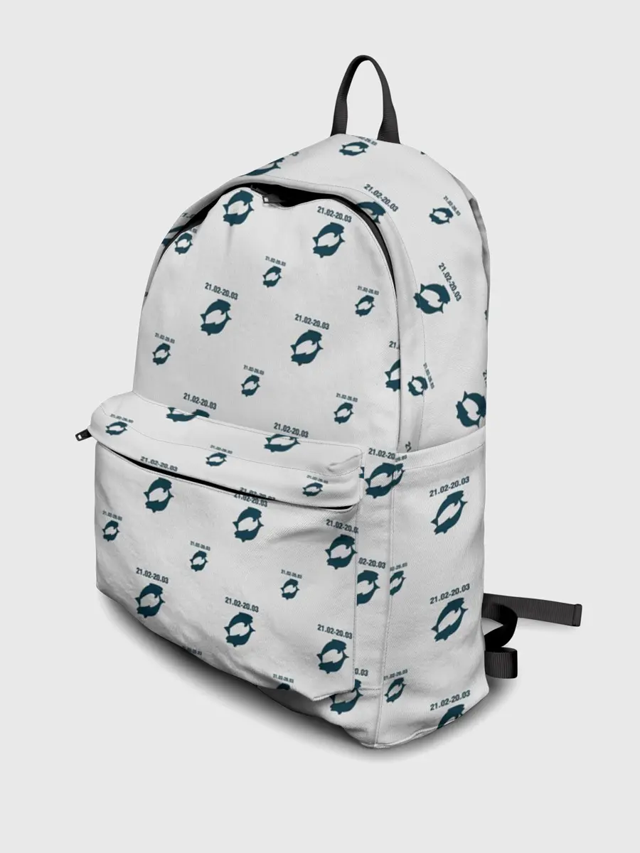 Рюкзак джинсовый / Рыбы