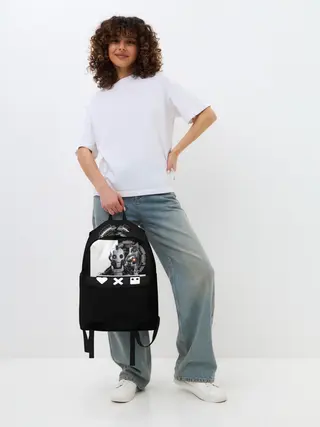 Рюкзак джинсовый / Андроид XBOT 4000