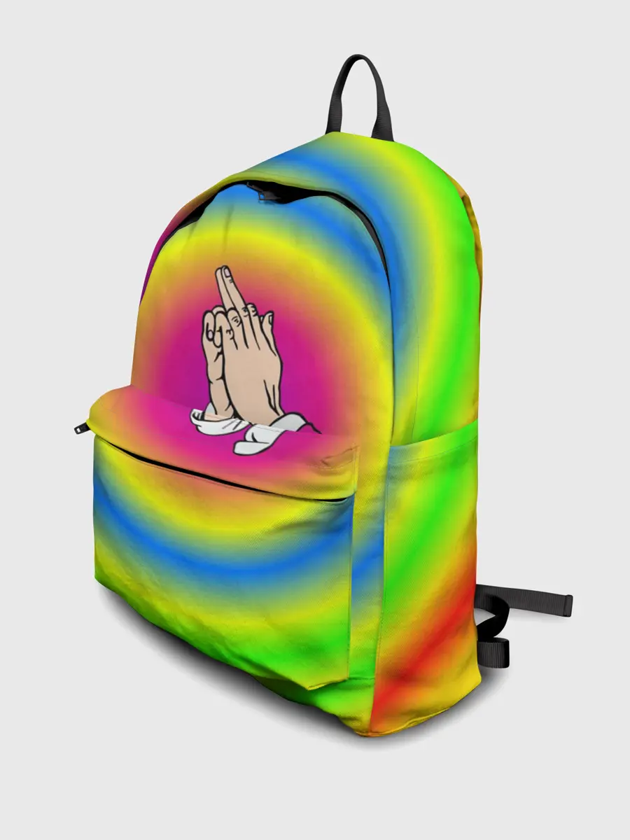 Рюкзак джинсовый / bright print