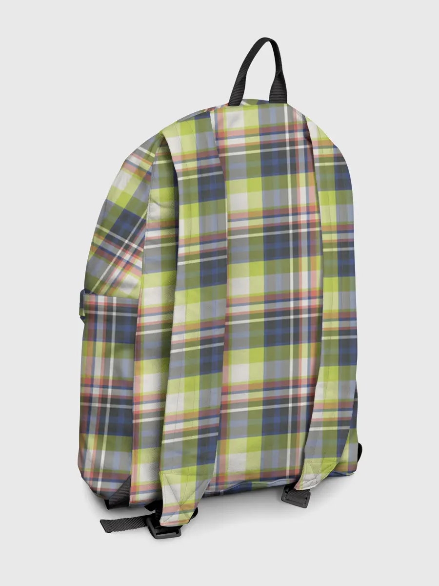 Рюкзак джинсовый / Текстура в клетку