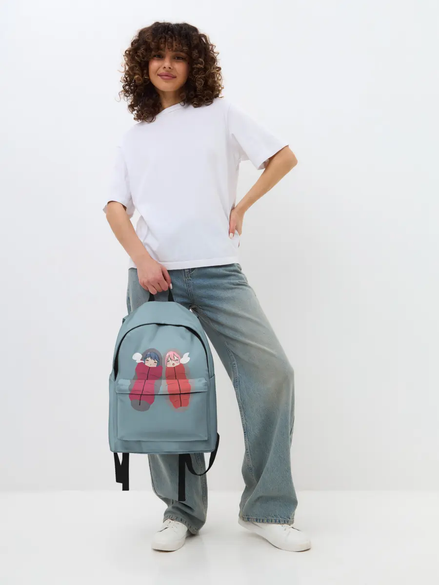 Рюкзак джинсовый / Аниме про лагерь