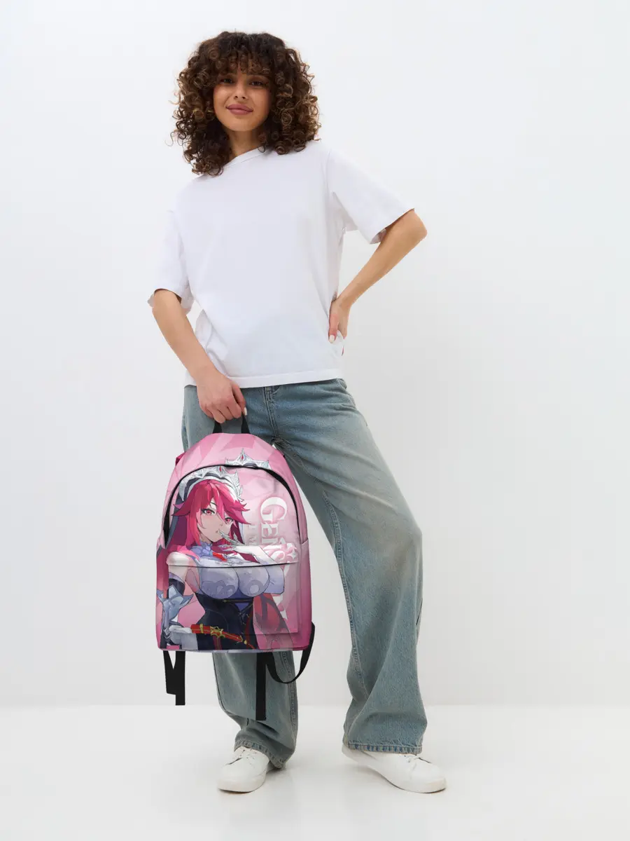 Рюкзак джинсовый / GENSHIN IMPACT, РОЗАРИЯ