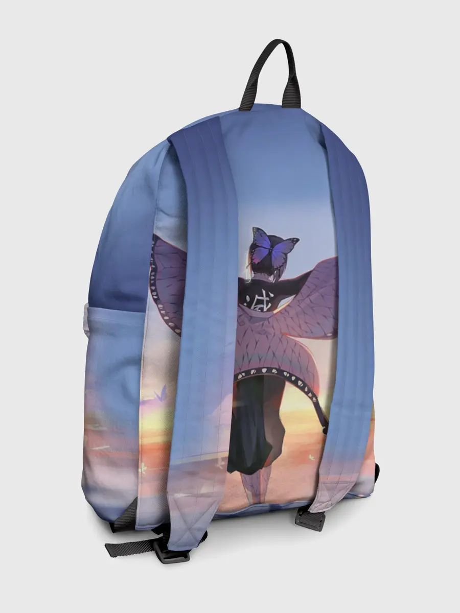 Рюкзак джинсовый / КЛИНОК РАССЕКАЮЩИЙ ДЕМОНОВ