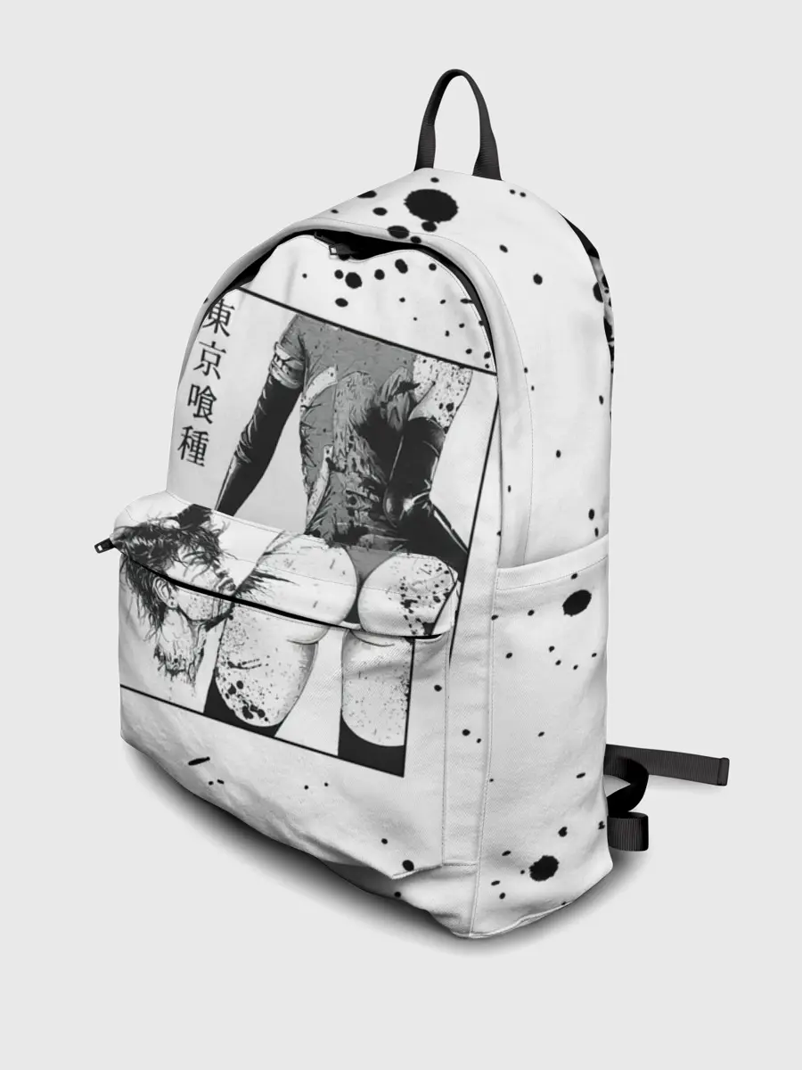 Рюкзак джинсовый / Токийский гуль голова