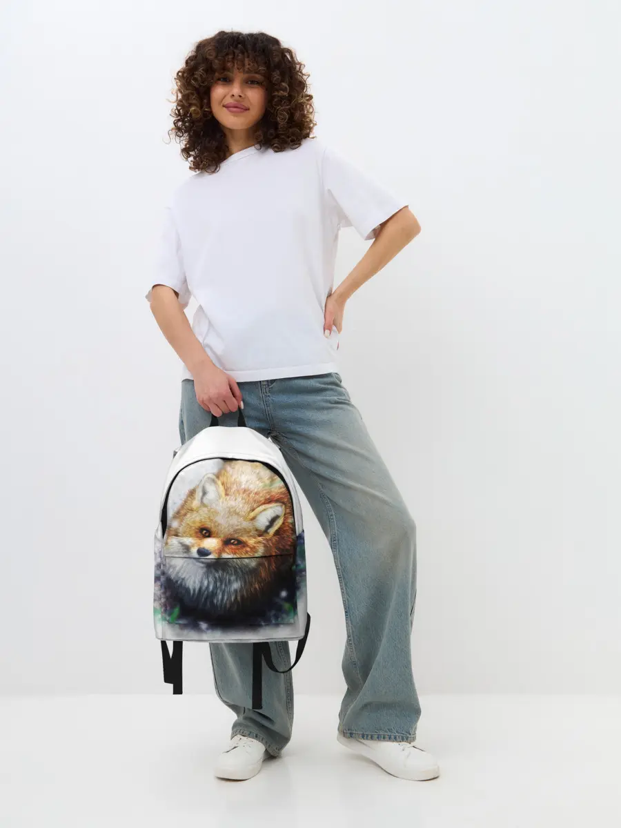 Рюкзак джинсовый / Лиса