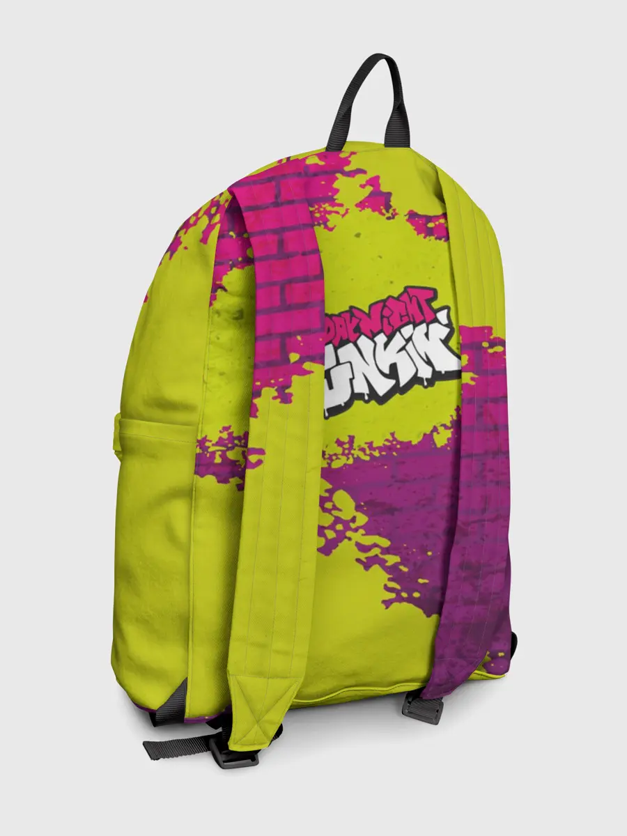 Рюкзак джинсовый / Friday Night Funkin Кислотный