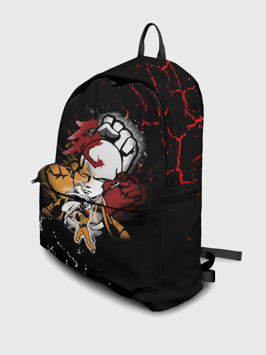 Рюкзак джинсовый / Кулаки Сайтамы